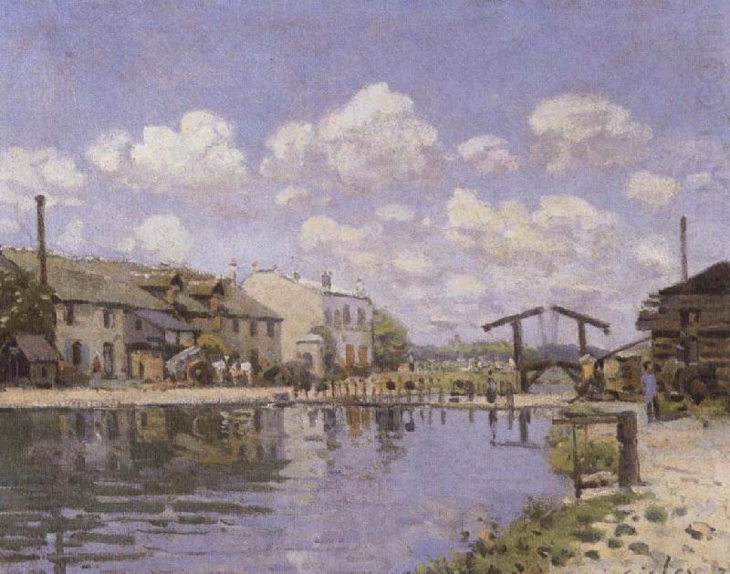 Alfred Sisley The Saint-Martin Canal china oil painting image